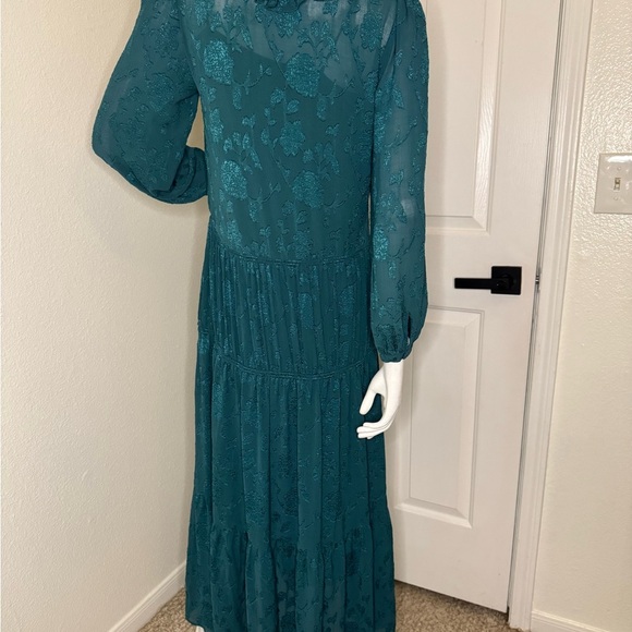 Zara Elegant Teal Maxi Dress Size XS.  #55 - Picture 11 of 15